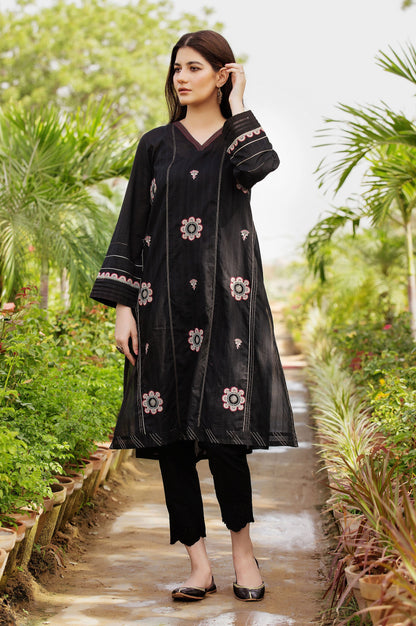 Stitched 1 Piece Embroidered Doria Lawn Shirt