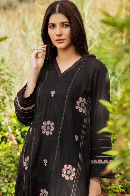 Stitched 1 Piece Embroidered Doria Lawn Shirt