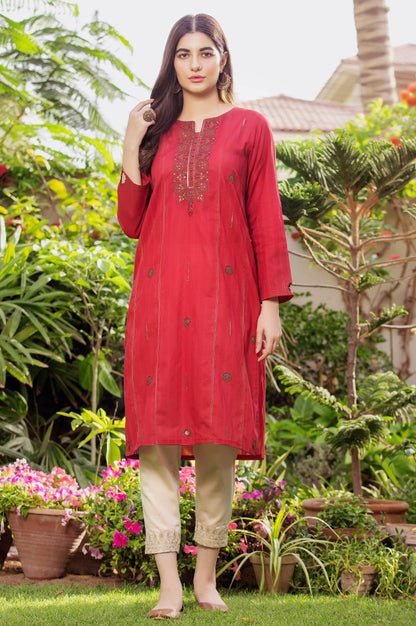 Stitched 1 Piece Embroidered Doria Lawn Top