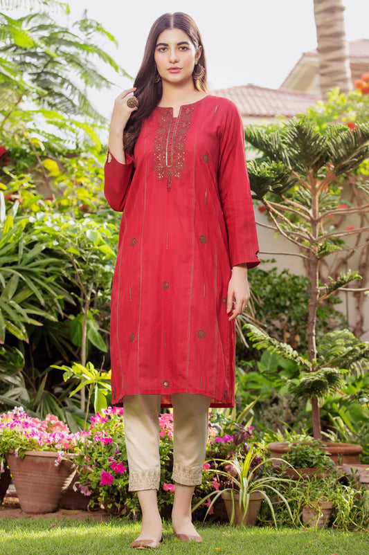 Stitched 1 Piece Embroidered Doria Lawn Top