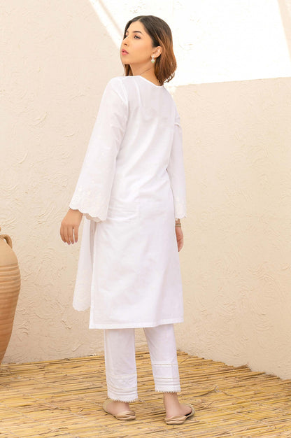 Stitched 1 Piece Embroidered Cambric Top