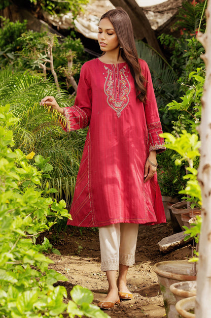 Stitched 1 Piece Embroidered Chikan Tarkashi Top