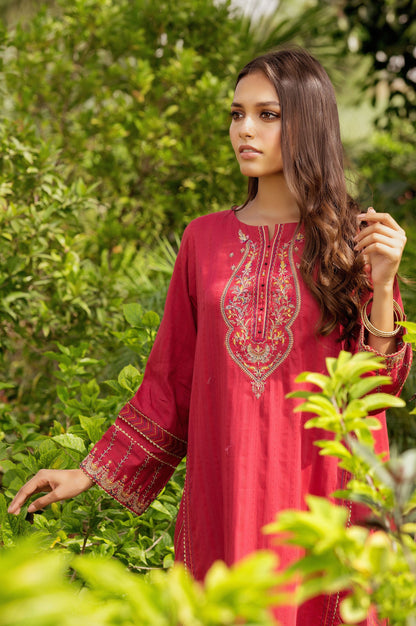 Stitched 1 Piece Embroidered Chikan Tarkashi Top