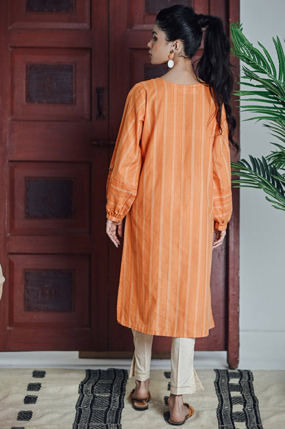 Stitched 1 Piece Yarn Dyed Stripes Top