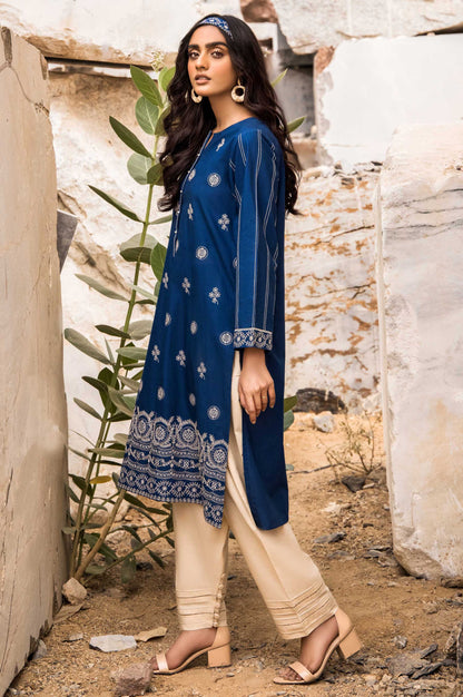 Stitched 1 Piece Embroidered Cambric Shirt