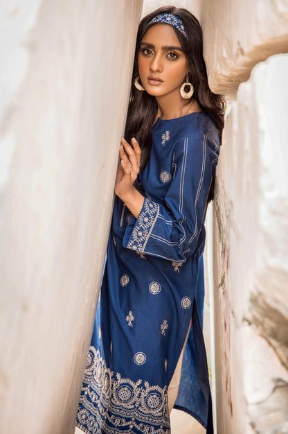 Stitched 1 Piece Embroidered Cambric Shirt