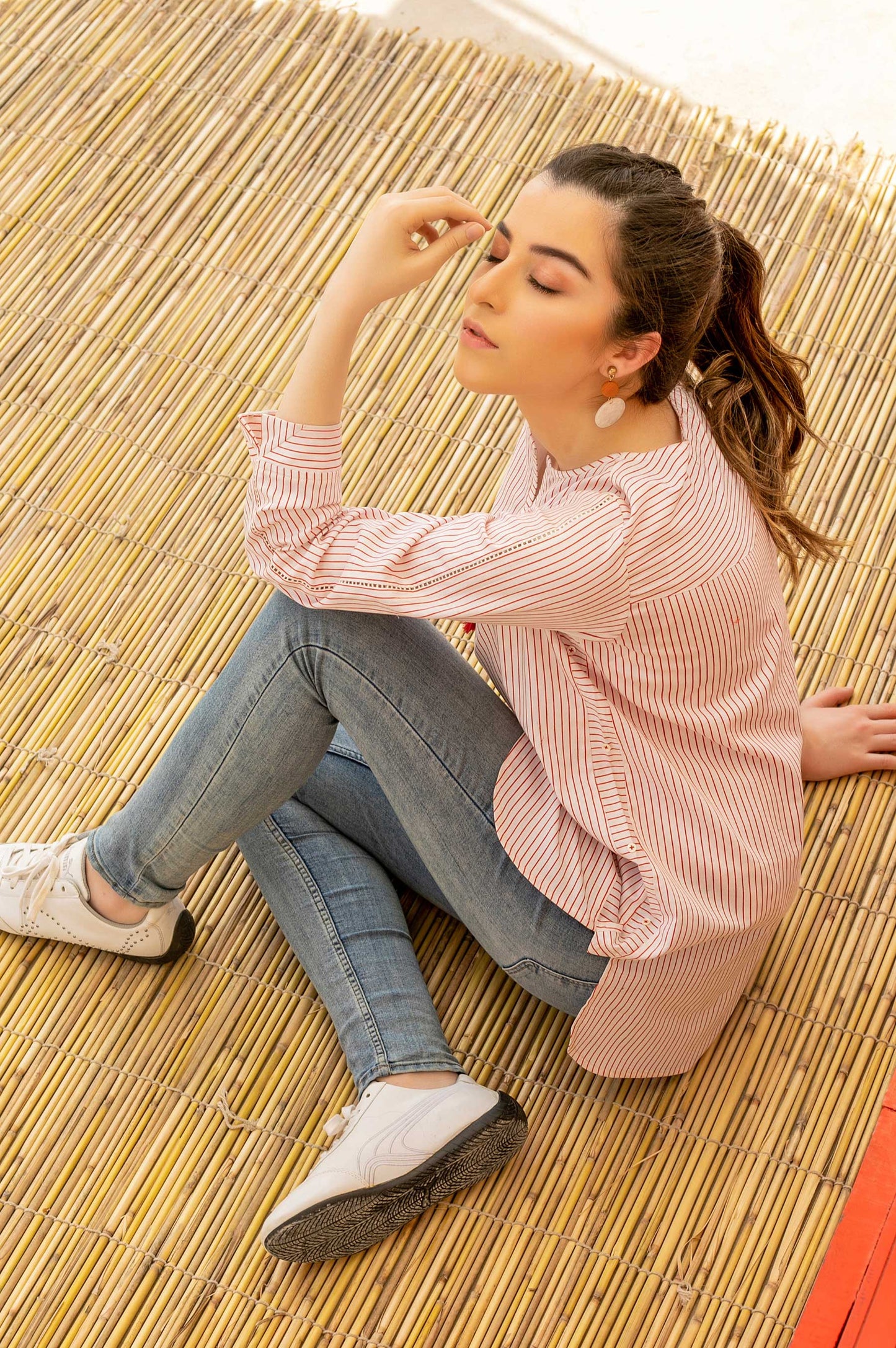 Stitched 1 Piece Embellished Top