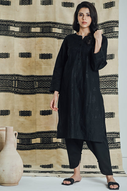 Stitched 1 Piece Embroidered Cambric Shirt