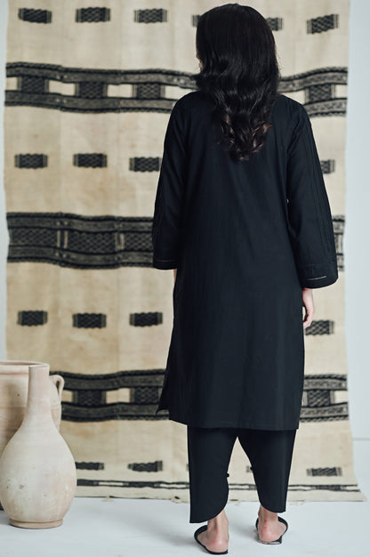 Stitched 1 Piece Embroidered Cambric Shirt