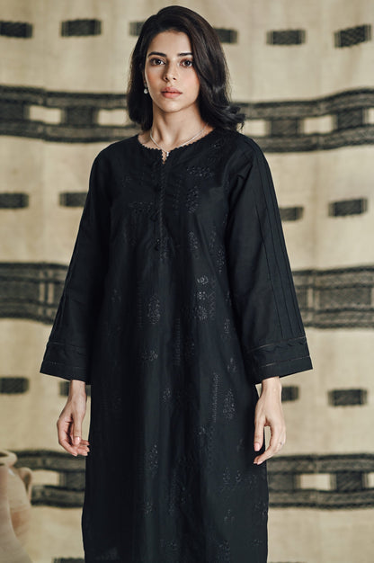 Stitched 1 Piece Embroidered Cambric Shirt