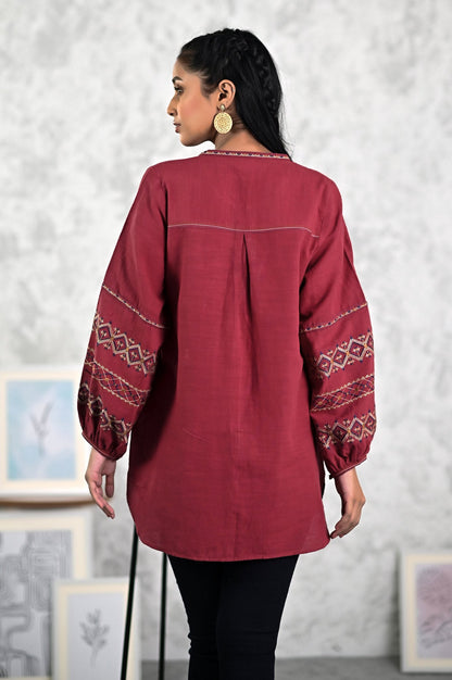 Stitched 1 Piece Embriodered Fushion Shirt