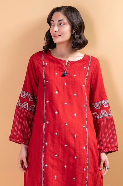 Stitched 1 Piece Embroidered Doria Shirt