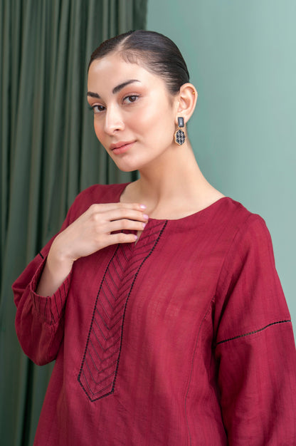 Stitched 1 Piece Embellished Doria Lawn Shirt