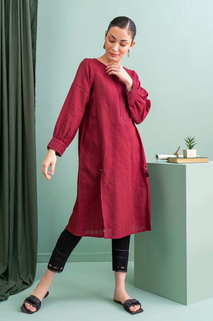 Stitched 1 Piece Embellished Doria Lawn Shirt