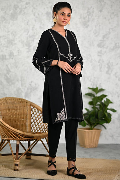 Stitched 1 Piece Embroidered Khaddar Top