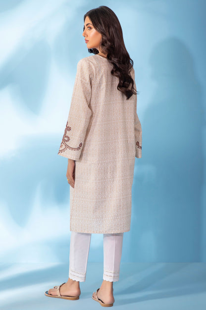 Stitched 1 Piece Embroidered Gold Paste Shirt