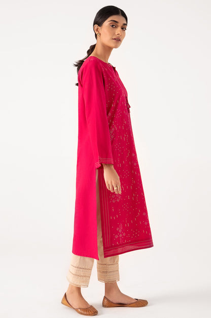 Stitched 1 Piece Embroidered Cambric Shirt