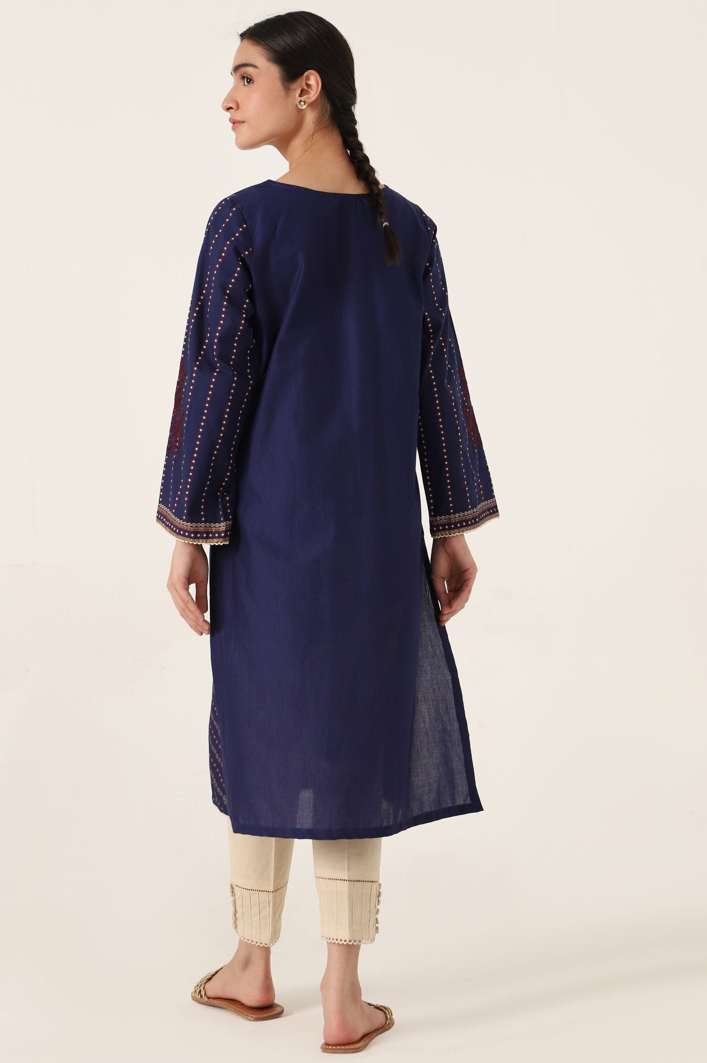 Stitched 1 Piece Embroidered Screen Print Shirt