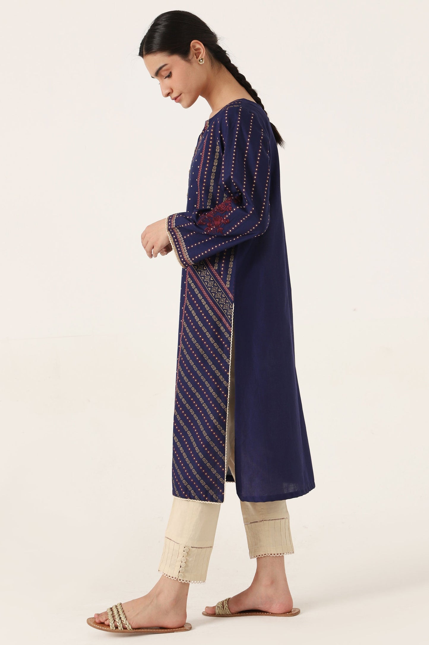 Stitched 1 Piece Embroidered Screen Print Shirt