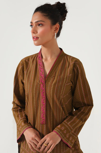 Stitched 1 Piece Embroidered Screen Print Shirt