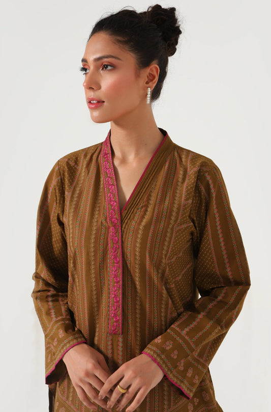 Stitched 1 Piece Embroidered Screen Print Shirt