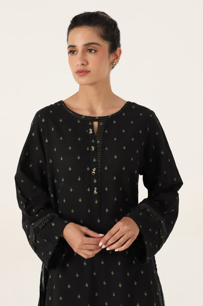 Stitched 1 Piece Stylized Jacquard Shirt