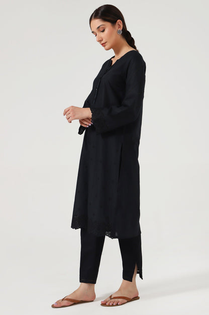 Stitched 1 Piece Embroidered Cambric Shirt