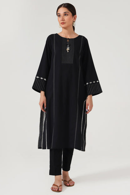 Stitched 1 Piece Stylized Cambric Shirt