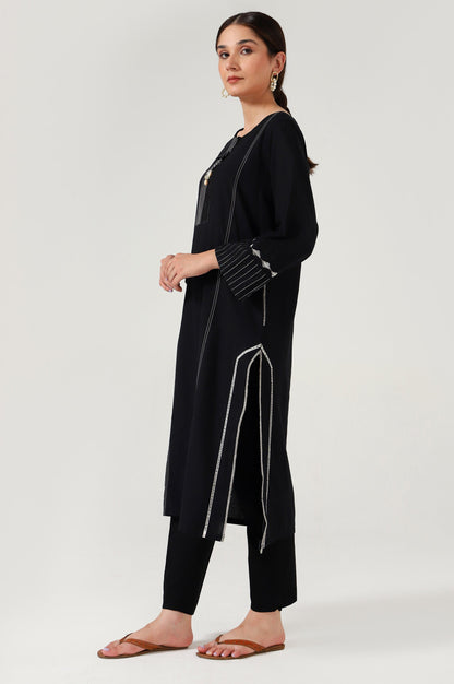 Stitched 1 Piece Stylized Cambric Shirt