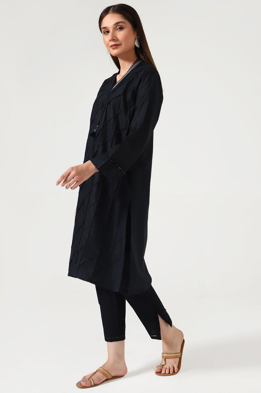 Stitched 1 Piece Stylized Cambric Shirt