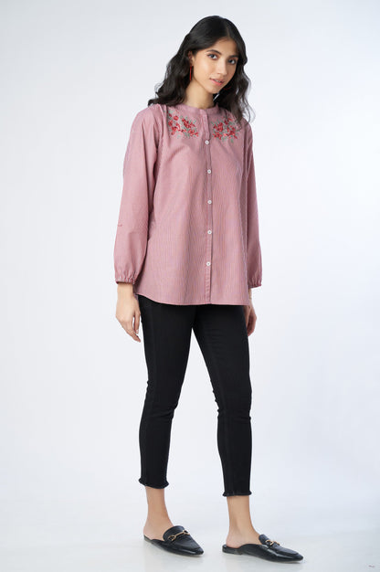 Stitched 1 piece Yarn dyed Top