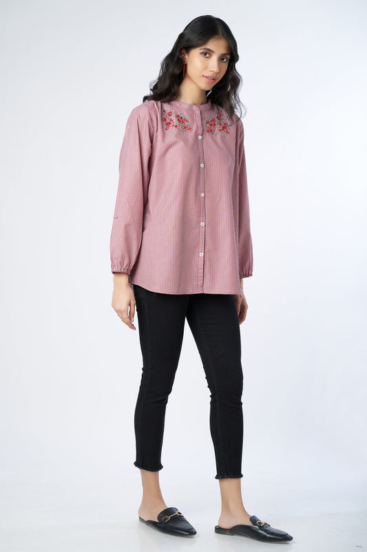 Stitched 1 piece Yarn dyed Top