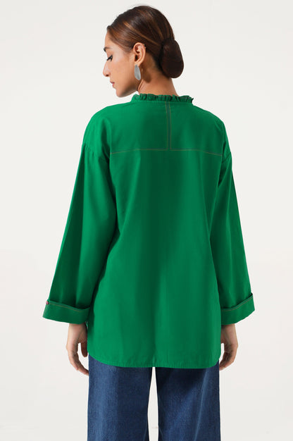 Stitched 1 piece Cambric Top