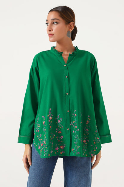 Stitched 1 piece Cambric Top