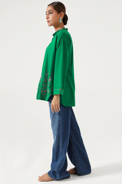 Stitched 1 piece Cambric Top