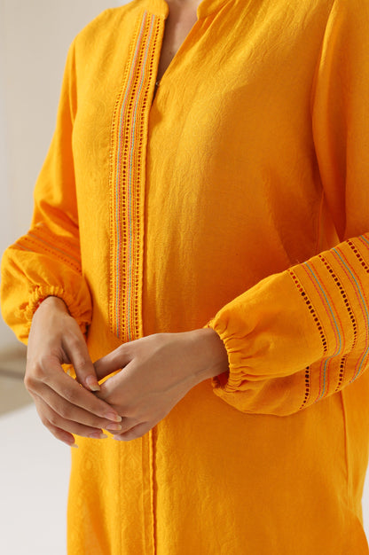 Stitched 1 Piece Satin Jacquard Outfit