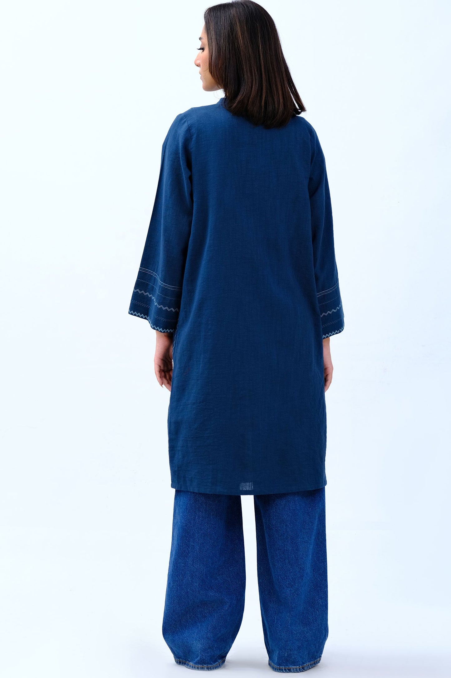 Stitched 1 Piece Embroidered Khaddar Jacket