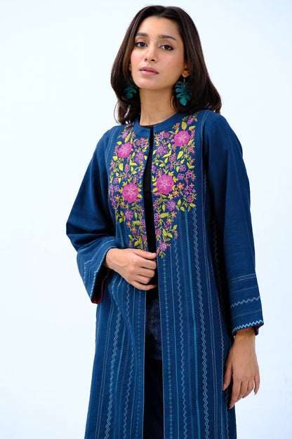 Stitched 1 Piece Embroidered Khaddar Jacket