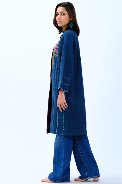 Stitched 1 Piece Embroidered Khaddar Jacket