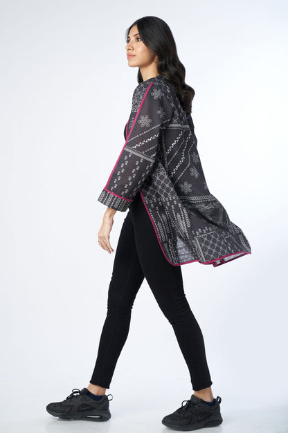 Stitched 1 Piece Embellished Khaddar Printed Jacket