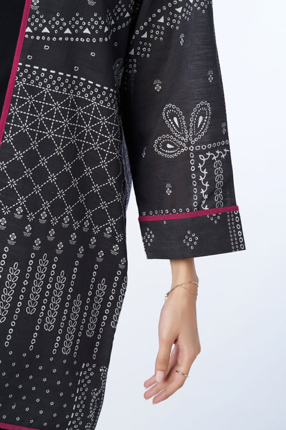 Stitched 1 Piece Embellished Khaddar Printed Jacket