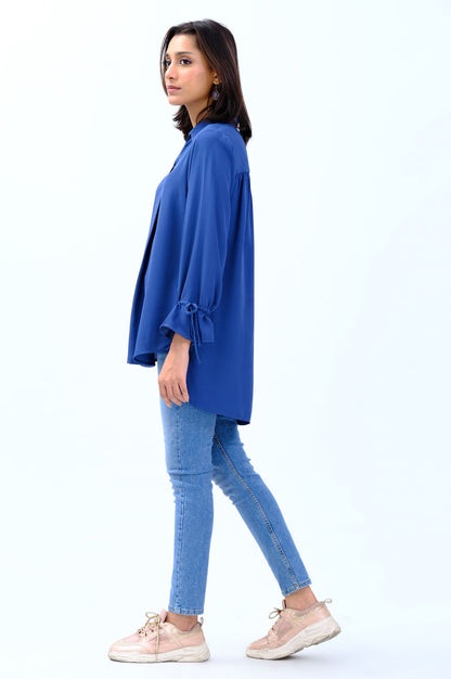 Stitched 1 Piece Embellished Crepe Top