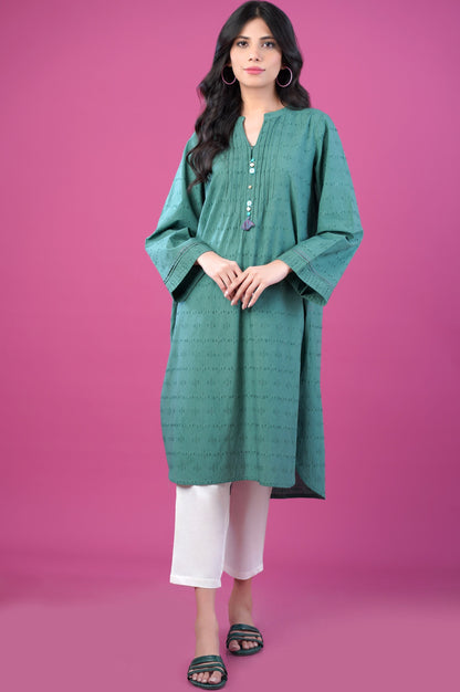 Stitched 1 Piece Brochia Jacquard Outfit