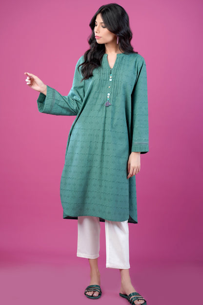 Stitched 1 Piece Brochia Jacquard Outfit