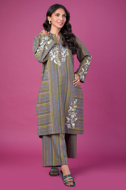 Stitched 1 piece Yarn Dyed outfit