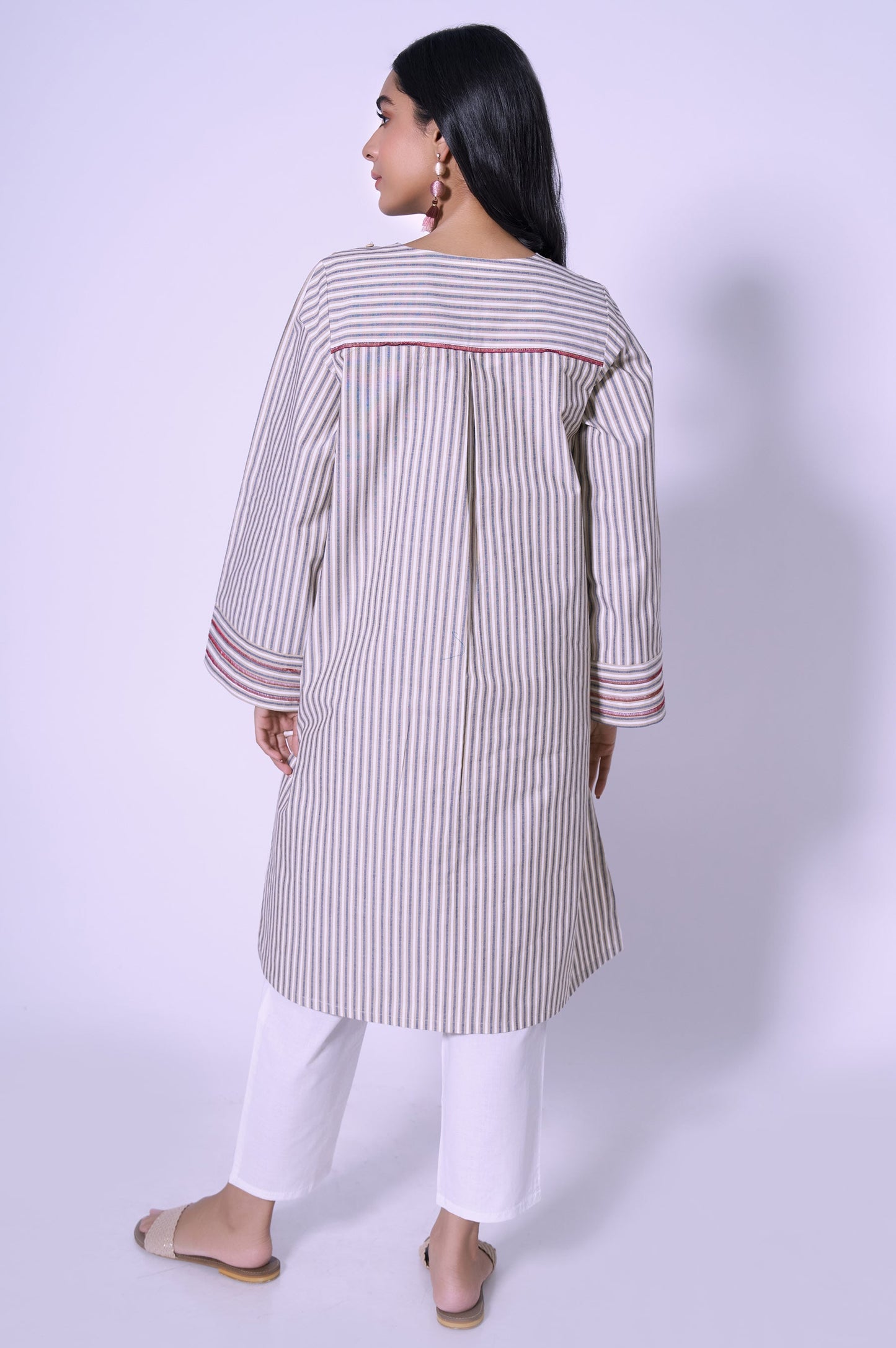 Stitched 1 Piece Yarn Dyed Shirt