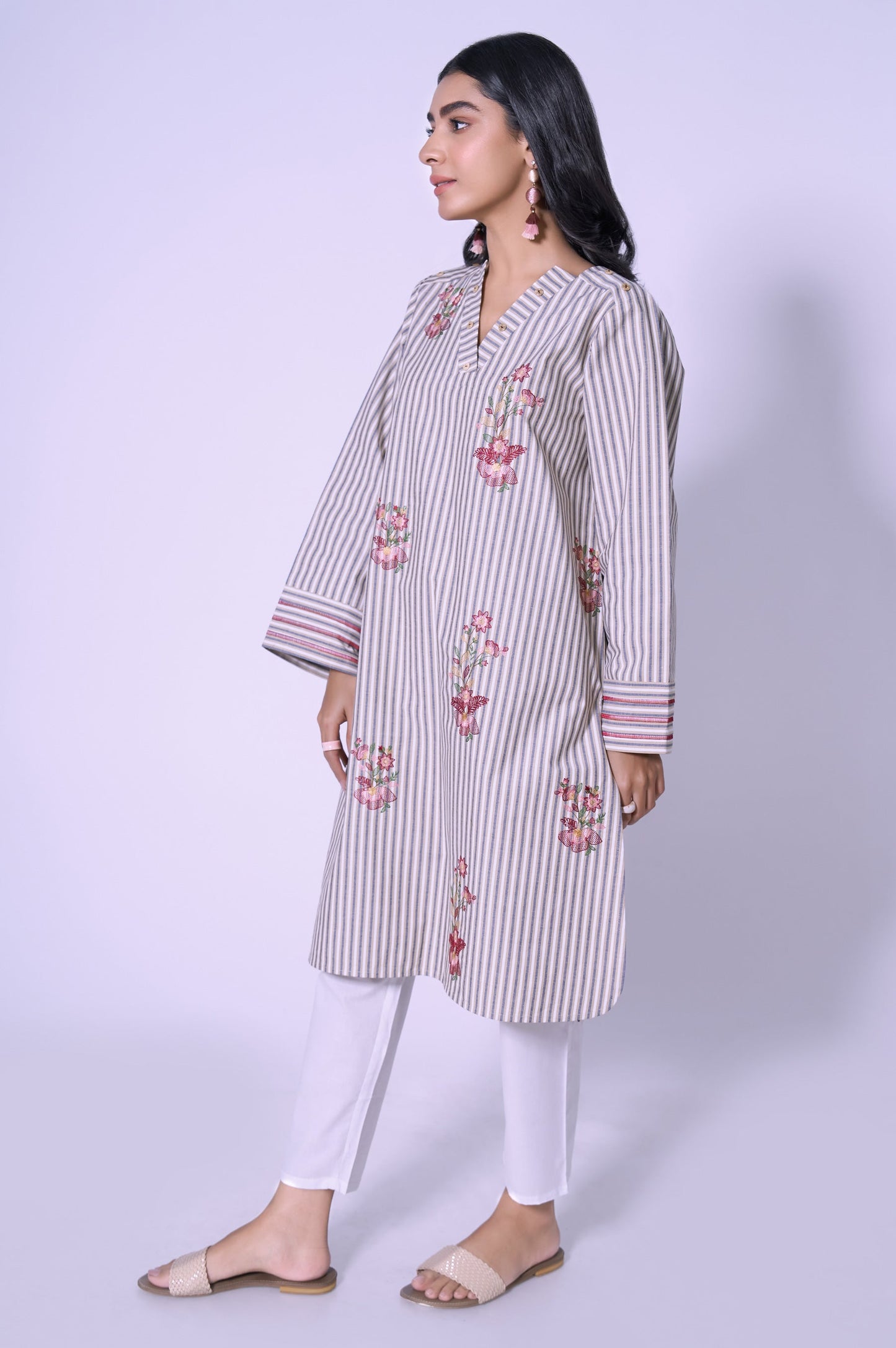 Stitched 1 Piece Yarn Dyed Shirt