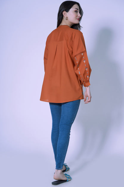 Stitched 1 Piece Cambric Top