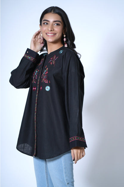 Stitched 1 Piece Cotton Slub Top