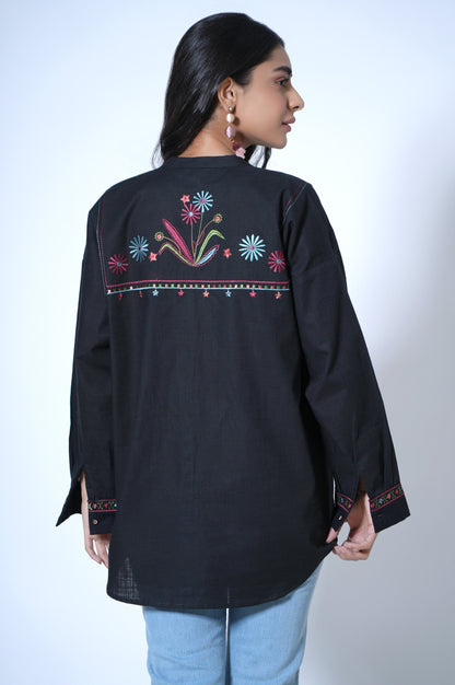 Stitched 1 Piece Cotton Slub Top